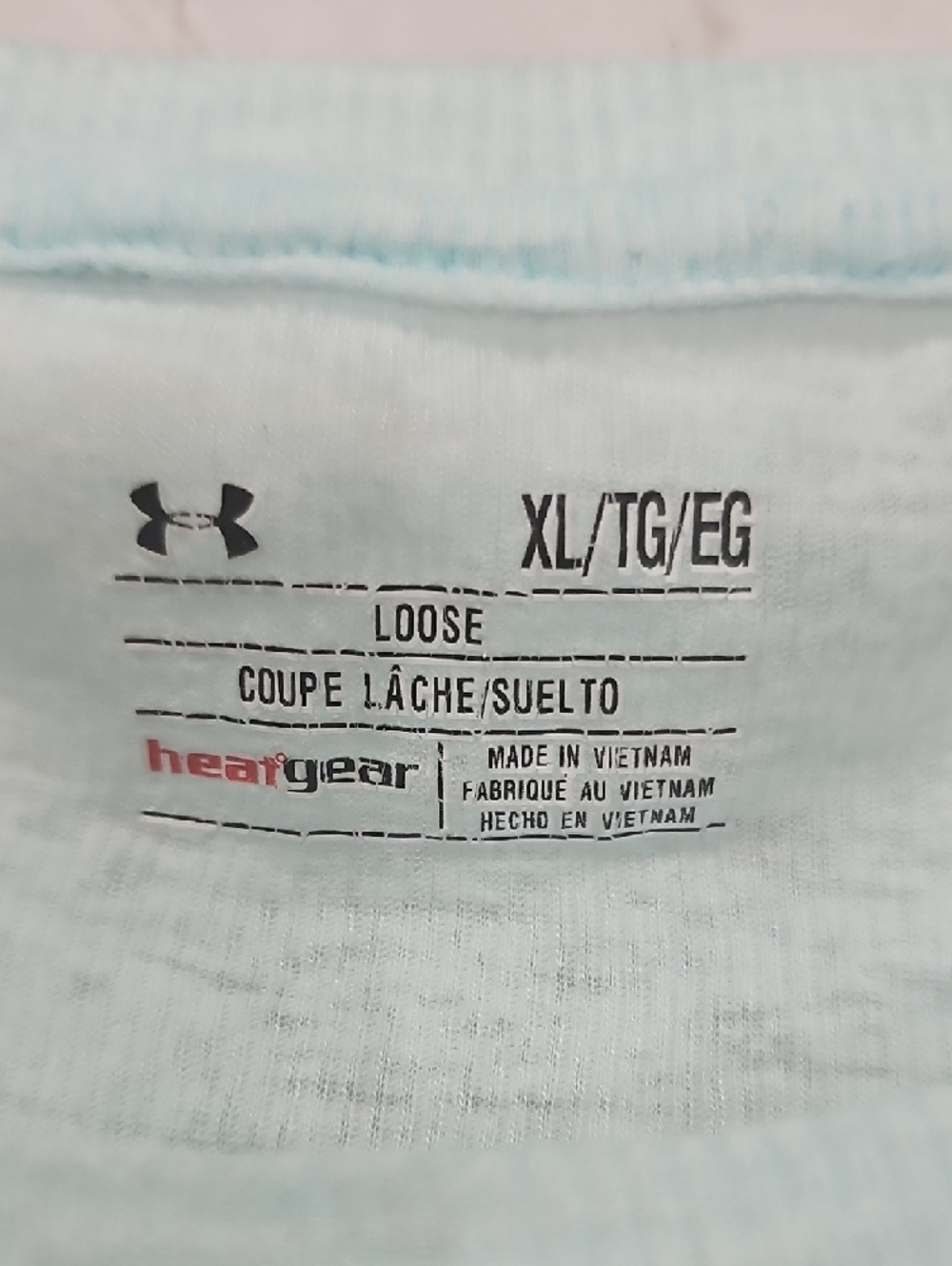Under Armour Light Aqua 'I Can And I Will' Graphic Tee - Picture 2 of 3